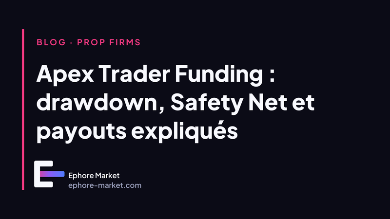 Apex Trader Funding : drawdown, Safety Net et payouts expliqués
