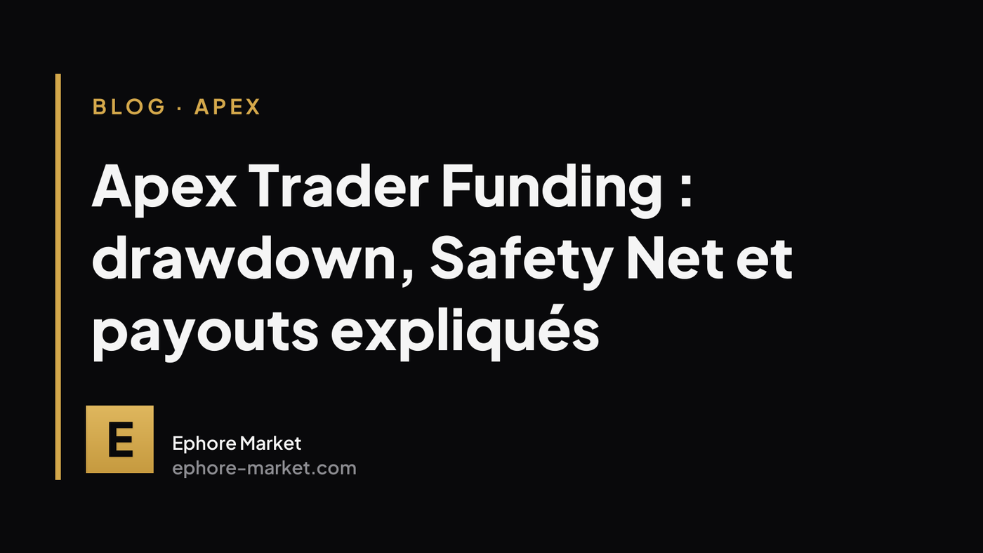 Apex Trader Funding : drawdown, Safety Net et payouts expliqués