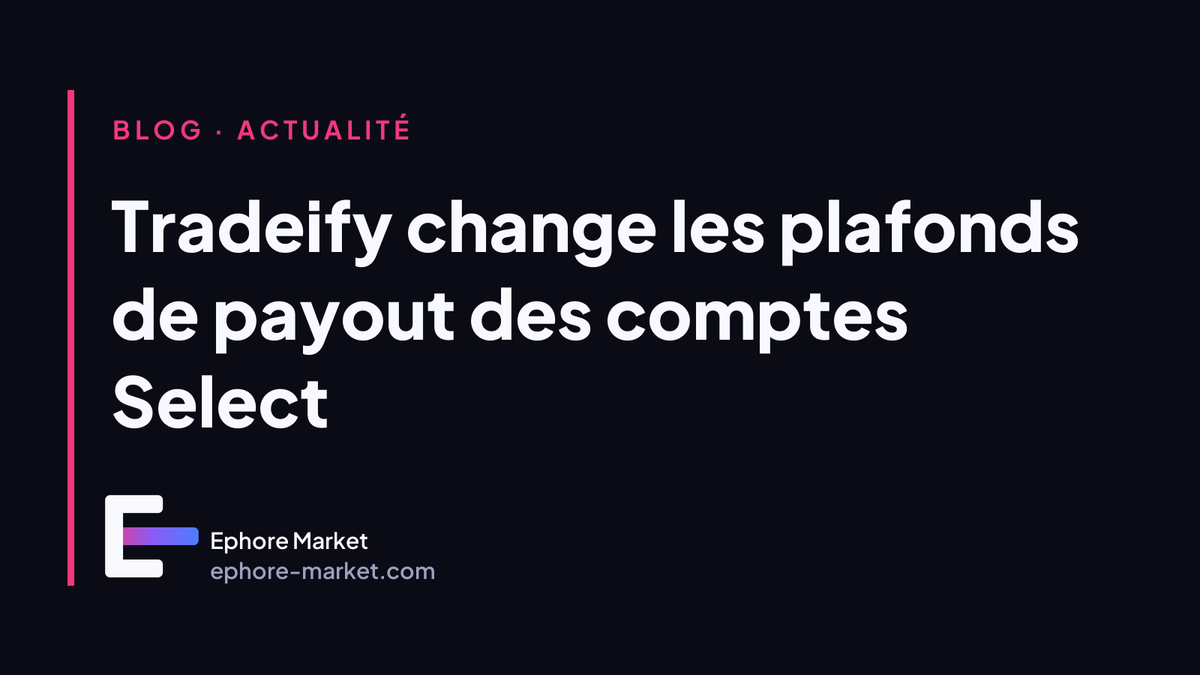 Tradeify change les plafonds de payout des comptes Select