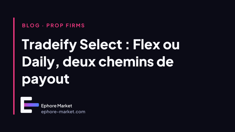 Tradeify Select : Flex ou Daily, deux chemins de payout très différents